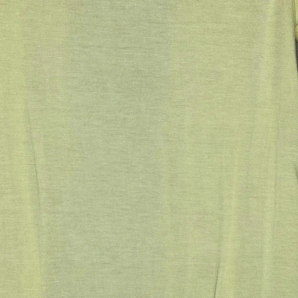 Charming Charlie S Small Shirt Top‎ Yellow Solid Short Sleeve Scoop Neck - Picture 2 of 6